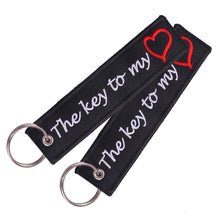 Load image into Gallery viewer, The Key To My Heart Keychain