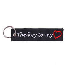 Load image into Gallery viewer, The Key To My Heart Keychain